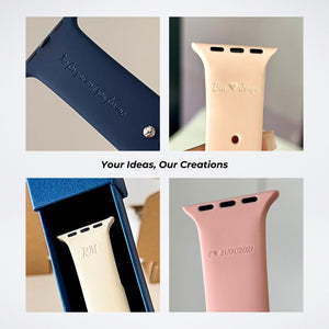 Braceletes Personalizáveis de Silicone para Smartwatch