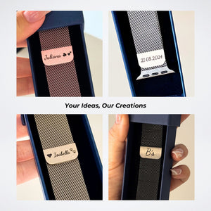 Braceletes Personalizáveis de Aço Inoxidável para Smartwatch