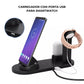 Carregador 4 em 1 Wireless : Carregamento Rápido para Múltiplos Dispositivos