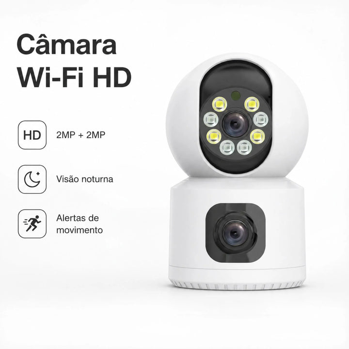 Câmara de Vigilância Inteligente Wi-Fi