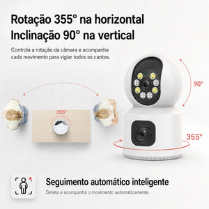 Câmara de Vigilância Inteligente Wi-Fi