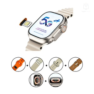 smartwatch ultra 5g smartwatch prateado