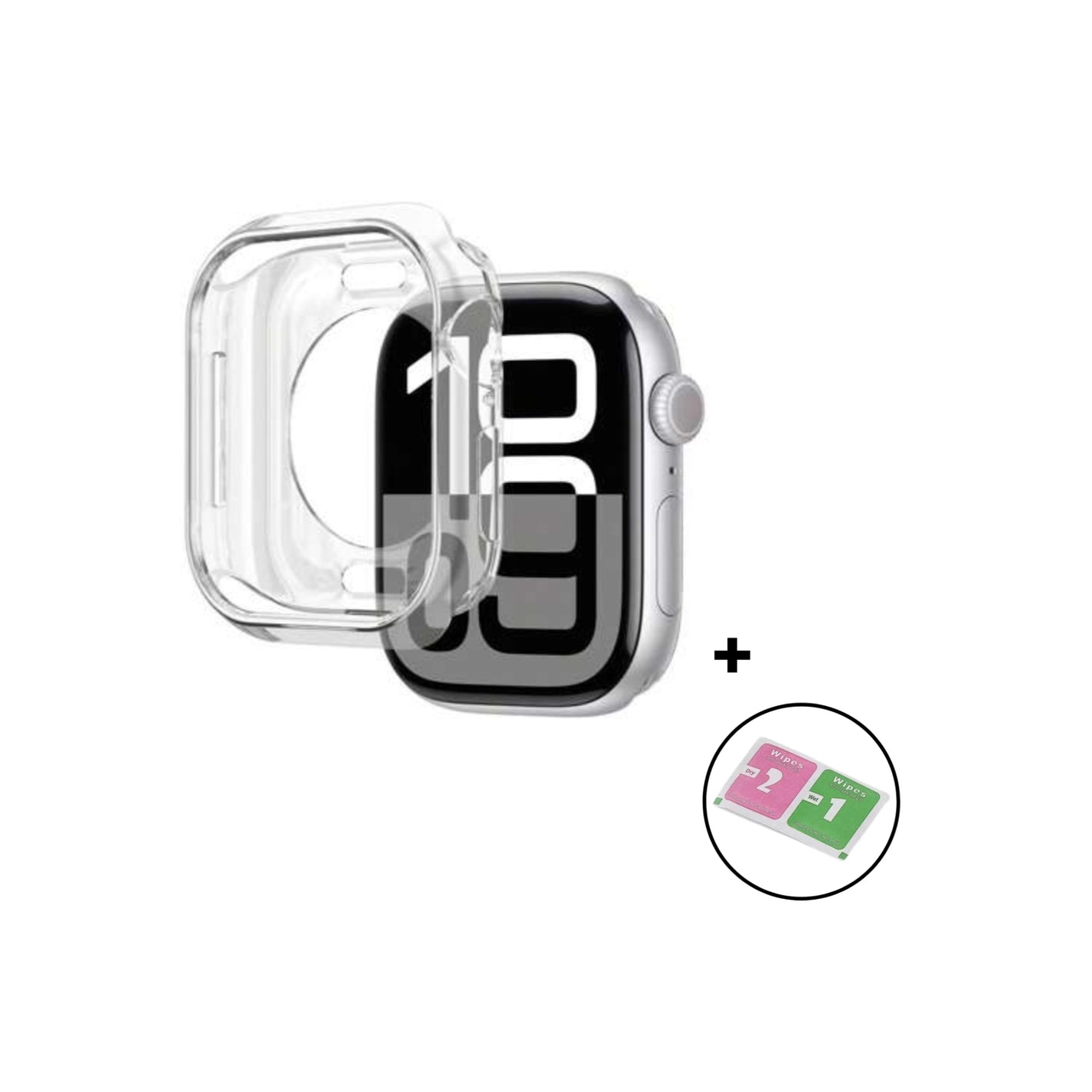 Capa Protetora Slim Transparente para Smartwatch 42/45/46/49mm